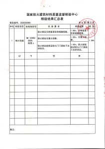 地鐵氣密隔音門鎖防火檢測報告